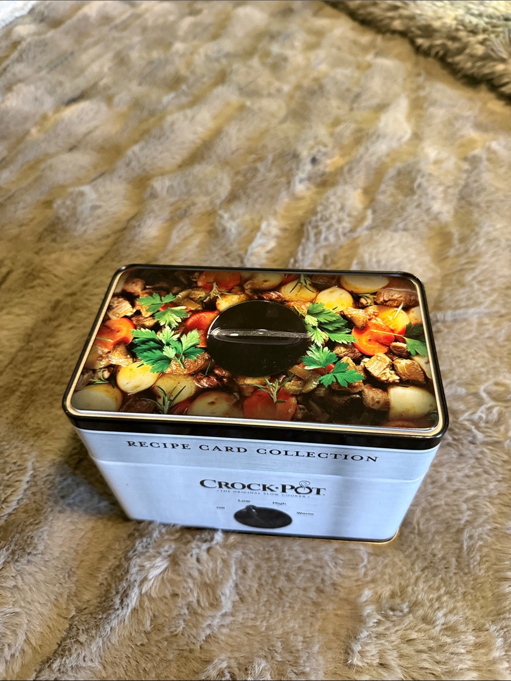 Silver Recipe Card Collection Box - Picture 2 of 9